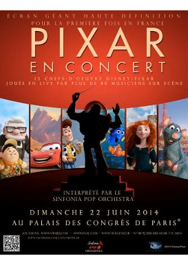 Pixar en Concert 22 juin 2014
