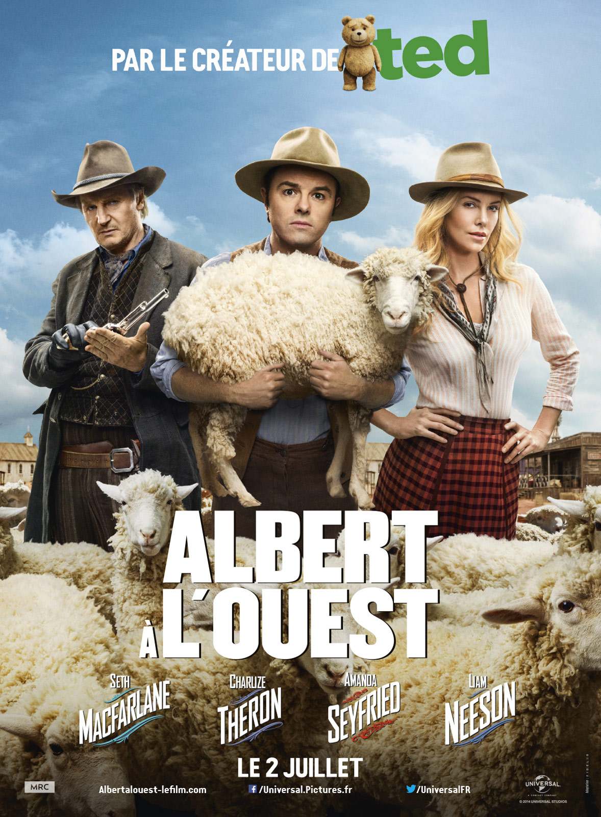 Albert à l'ouest - Affiche